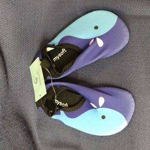 Mysoft Kids Boys and Girls Swim Water Shoes Toddler Quick Dry Aqua Socks 8 - 8.5
